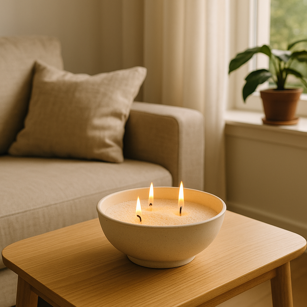 Ice Flower Sand Wax Candle